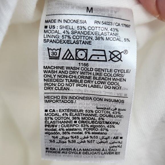 New NWT Old Navy Tie-Shoulder V-Neck‎ Rib-Knit Bodysuit White Medium - Picture 14 of 14